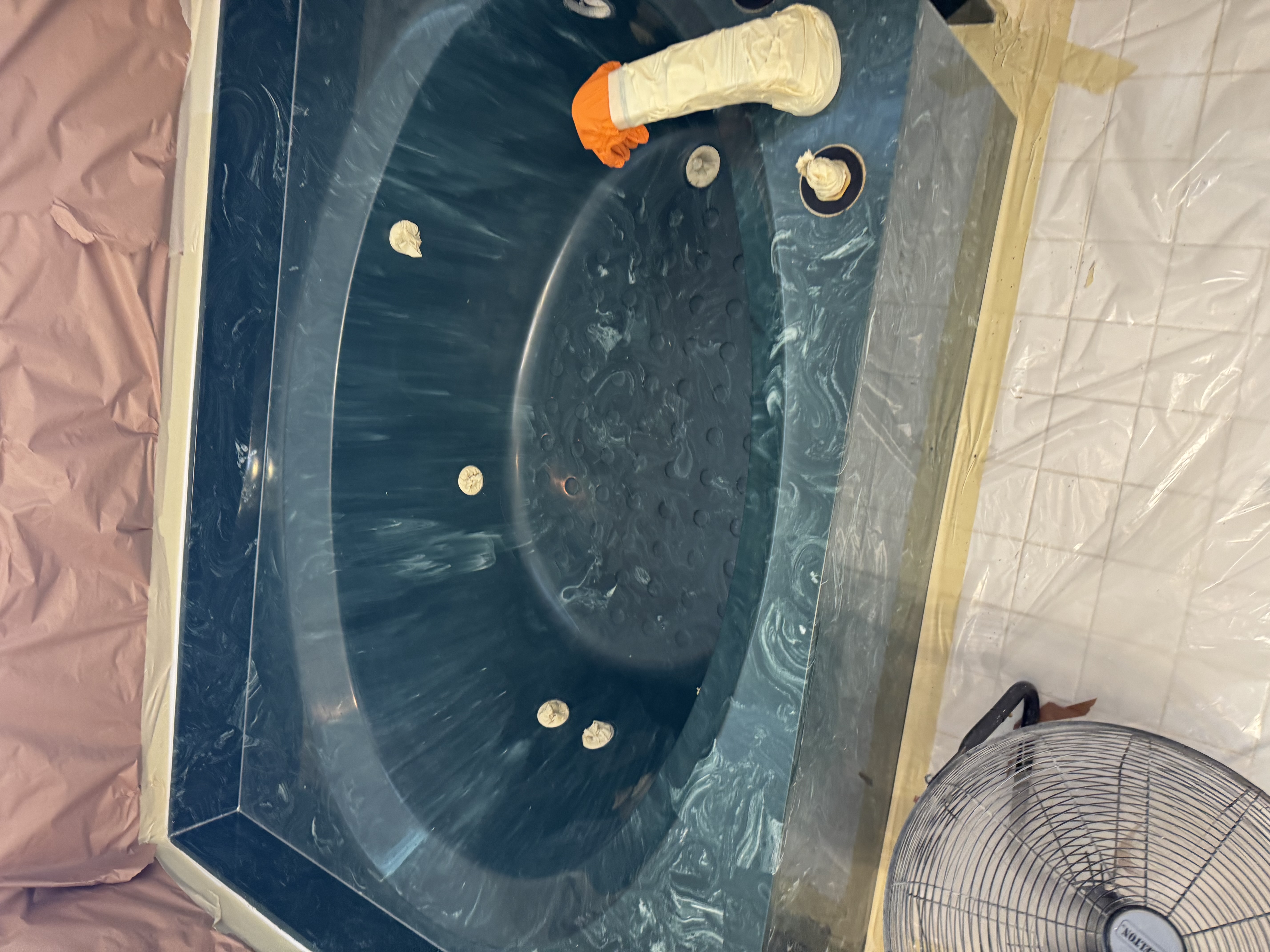 Bathtub before
